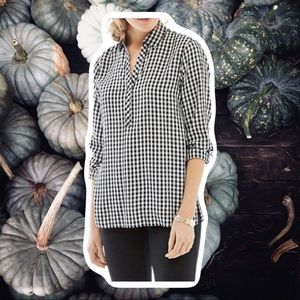 Black white flannel